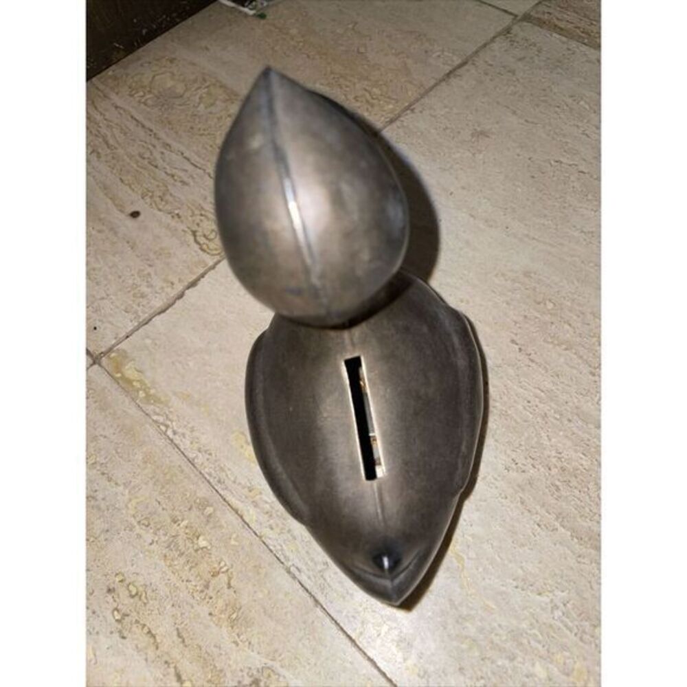 Leonard Silver Plate Duck Bank Hong Kong Collectible Piggy Bank Missing Eye, Key - Picture 4 of 5